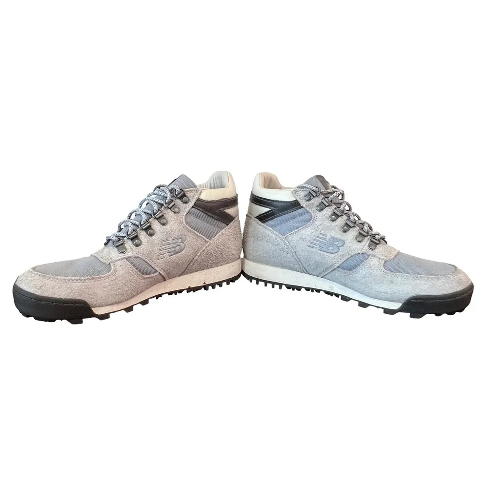 New Balance Rainier Hiking Boots Grey Suede Vibram Mens 9 URAINAD